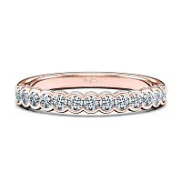 Selena Wedding Ring with Natural Diamonds 0.43ct Total Weight