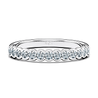 Selena Wedding Ring with Natural Diamonds 0.43ct Total Weight