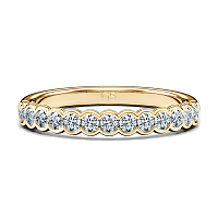 Selena Wedding Ring with Natural Diamonds 0.43ct Total Weight