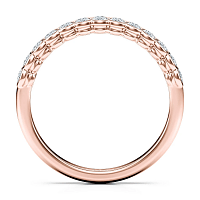 Selena Wedding Ring with Natural Diamonds 0.43ct Total Weight