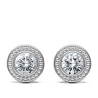 Sol Bezel Set Earrings