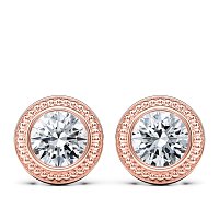 Sol Bezel Set Earrings