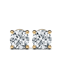 Earrings with 2 Lab Grown IGI Diamonds 2.11ct Total Weight