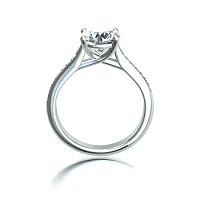 Dalia Side Stones Diamond Engagement Ring