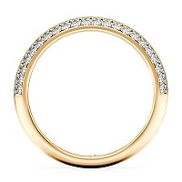 Tribute Wedding Ring with Diamond 0.25ct Total Weight