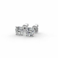 Earrings with 2 Lab Grown Diamonds 0.70ct Total Weight