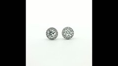 Angeli Claw Set Earrings with IGI LG Diamond 2.3cts Total Weight