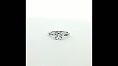 Tulip Engagement Ring with IGI LG Diamond 1.01cts Total Weight