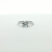 Tulip Engagement Ring with IGI LG Diamonds 1.54cts Total Weight
