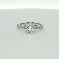 Cara Mid Engagement Ring with IGI LG Diamonds 1.40cts Total Weight