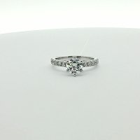 Cara Mid Engagement Ring with IGI LG Diamonds 1.40cts Total Weight
