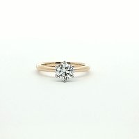 Rene Engagement Ring with IGI LG Diamond 0.77ct Total Weight