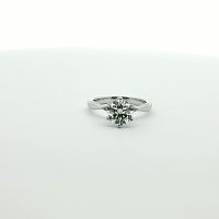 Tulip Petal Engagement Ring with IGI LG Diamond 1.69ct Total Weight