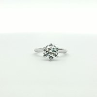 Tulip Petal Engagement Ring with IGI LG Diamond 2.01ct Total Weight