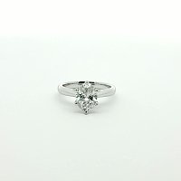 Cathedral Engagement Ring with IGI LG Diamonds 1.54ct Total Weight