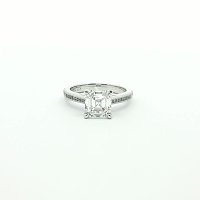 Cathedral Engagement Ring with IGI LG Diamonds 2.09ct Total Weight