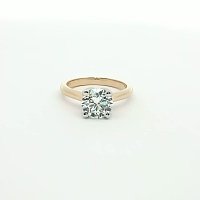 Tulip Engagement Ring with IGI LG Diamonds 1.7ct Total Weight