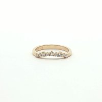 Cluster Wedding Ring with LG Diamonds 0.17ct Total Weight