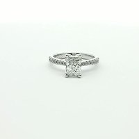 Tulip Engagement Ring with IGI LG Diamonds 1.06ct Total Weight