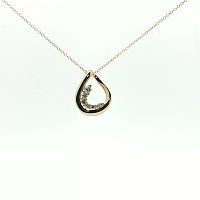 Diamond Necklace with Natural Diamonds 0.22ct Total Weight