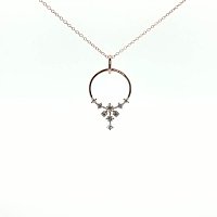 Diamond Necklace with Natural Diamonds 0.28ct Total Weight