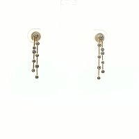 Diamond Drop Earring with Natural Diamonds 0.25ct Total Weight