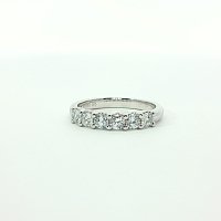 Stacker U Shaped Wedding Ring with Lab-grown Diamonds 0.6ct Total Weight