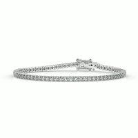 Tennis Bracelet with Round Natural Diamonds 2.75cts Total Weight