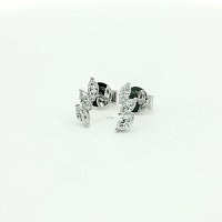 Marquise Lab Grown Diamond Stud Earrings 0.416ct Total Weight