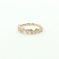 Pear, Marquise, Heart & Round Lab Grown Diamond Stacker Ring 0.766ct Total Weight