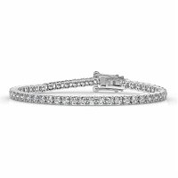 Tennis Bracelet with Round Lab Grown Diamonds 6cts Total Weight