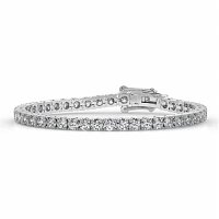 Tennis Bracelet with Round Lab Grown Diamonds 9cts Total Weight
