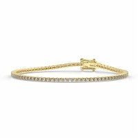Tennis Bracelet with Round Natural Diamonds 2cts Total Weight