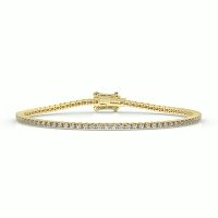 Tennis Bracelet with Round Lab Grown Diamonds 2cts Total Weight