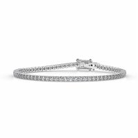 Tennis Bracelet with Round Lab Grown Diamonds 3cts Total Weight