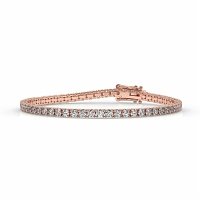 Tennis Bracelet with Round Natural Diamonds 5cts Total Weight