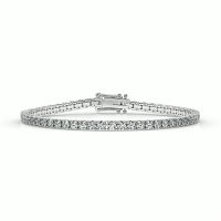 Tennis Bracelet with Round Natural Diamonds 5cts Total Weight
