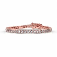 Tennis Bracelet with Round Lab Grown Diamonds 8cts Total Weight