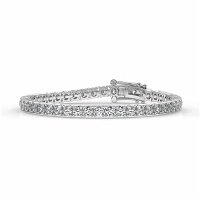 Tennis Bracelet with Round Lab Grown Diamonds 8cts Total Weight