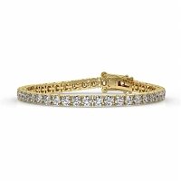 Tennis Bracelet with Round Lab Grown Diamonds 10cts Total Weight