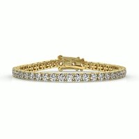 Tennis Bracelet with Round Lab Grown Diamonds 10cts Total Weight