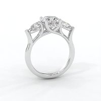 Dalia 3 Stones Pear