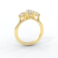 Dalia 3 Stones Round