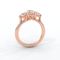 Dalia 3 Stones Round