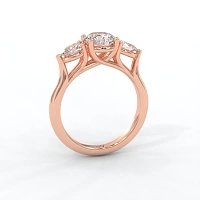 Dalia 3 Stones Pear