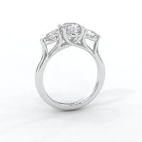 Dalia 3 Stones Pear