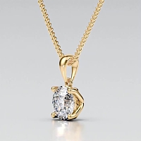 Tulip Claw Set Pendant