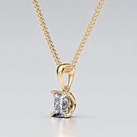 Tulip Claw Set Pendant