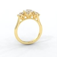 Tulip 3 Stones Round
