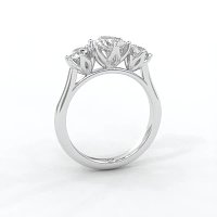 Tulip 3 Stones Round